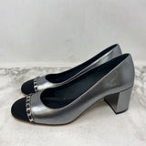 Salvatore Ferragamo WOMEN'S FOOTWEAR silver black 10