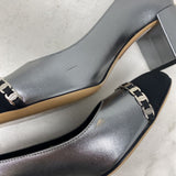 Salvatore Ferragamo WOMEN'S FOOTWEAR silver black 10