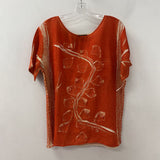CARTISE WOMEN'S BLOUSE/SHIRT orange cream XL