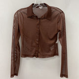 garage WOMEN'S BLOUSE/SHIRT brown S