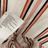 COS WOMEN'S DRESS white multi stripe 8