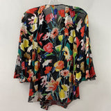 ELIE TAHARI WOMEN'S BLOUSE/SHIRT black red yellow multi S
