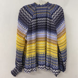 TED BAKER WOMEN'S BLOUSE/SHIRT blue yellow navy 6/2