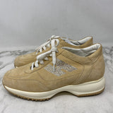 HOGAN WOMEN'S SNEAKERS beige 36.5