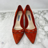 PRADA WOMEN'S HEELS orange 36.5