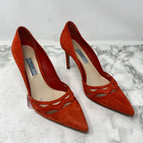PRADA WOMEN'S HEELS orange 36.5