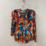 DESIGUAL WOMEN'S BLOUSE/SHIRT multi colour geo & floral S