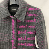 DESIGUAL WOMEN'S COAT houndstooth S/36