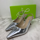 SAM EDELMAN WOMEN'S HEELS silver 10