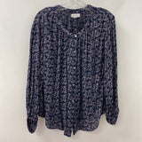 VELVET by graham & spencer WOMEN'S TOP navy pink white M