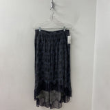 ZADIG & VOLTAIRE WOMEN'S SKIRT grey skull-print S/38