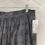 ZADIG & VOLTAIRE WOMEN'S SKIRT grey skull-print S/38