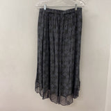 ZADIG & VOLTAIRE WOMEN'S SKIRT grey skull-print S/38