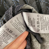ZADIG & VOLTAIRE WOMEN'S SKIRT grey skull-print S/38
