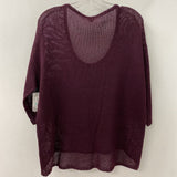BABATON WOMEN'S SWEATER eggplant L