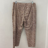 peserico WOMEN'S PANTS white brown L/48