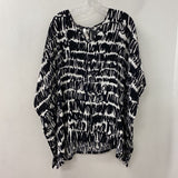 N NATORI WOMEN'S BLOUSE/SHIRT white black L