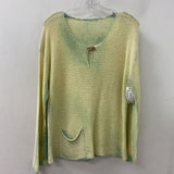 WOMEN'S SWEATER yellow green M