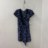 SANDRO WOMEN'S ROMPER black blue floral S