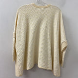 Club Monaco WOMEN'S SWEATER pale yellow geo XS/S