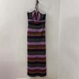 RAMY BROOK WOMEN'S DRESS purple multi L
