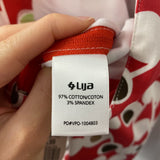 lija WOMEN'S ACTIVE BOTTOM red multi dots 4