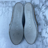 JIMMY CHOO WOMEN'S FLATS black gold 40.5