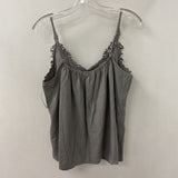 CREAM WOMEN'S TANK/CAMI grey S/38