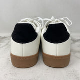 JUSTFAB WOMEN'S SNEAKERS white grey black 9
