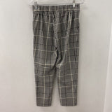 BABATON WOMEN'S PANTS white black plaid 2