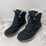 SOREL WOMEN'S BOOTS WINTER black white 8