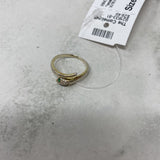 925 WOMEN'S RING gold green 6.5