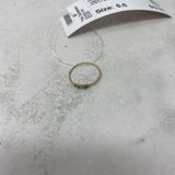 WOMEN'S RING gold 5.5