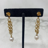 WOMEN'S EARRINGS gold white