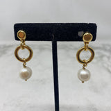 WOMEN'S EARRINGS gold white