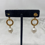 WOMEN'S EARRINGS gold white