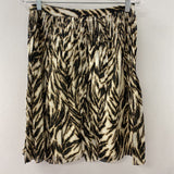 TALBOTS WOMEN'S SKIRT animal print 6P
