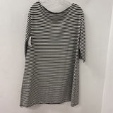 BROOKLYN INDUSTRIES WOMEN'S DRESS black white L