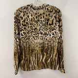 GUESS WOMEN'S BLOUSE/SHIRT animal print S