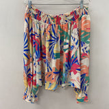 FLYING TOMATO WOMEN'S BLOUSE/SHIRT cream pink green L