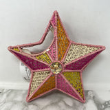 WOMEN'S BAG pink orange yellow cream