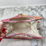 WOMEN'S BAG pink orange yellow cream
