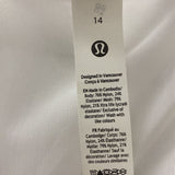 LULULEMON WOMEN'S ACTIVE TOP white 14
