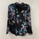 White House Black Market WOMEN'S BLOUSE/SHIRT black turq burg white 0
