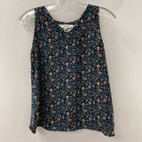 LOFT WOMEN'S BLOUSE/SHIRT blk blue yelo XSP