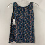 LOFT WOMEN'S BLOUSE/SHIRT blk blue yelo XSP
