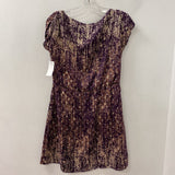 JOE FRESH WOMEN'S DRESS purples beige XS