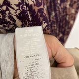 JOE FRESH WOMEN'S DRESS purples beige XS