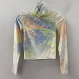 WILFRED WOMEN'S TOP peach lime blue S