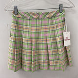 SUNDAY BEST WOMEN'S SKIRT lime pink white 2